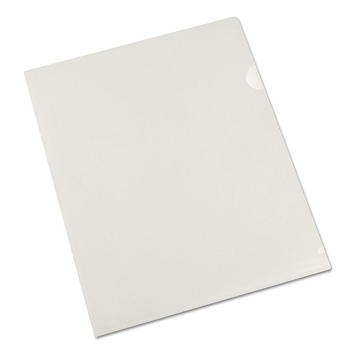 Universal Project Folders, Letter Size, Clear, 25/Pack (UNV81525)