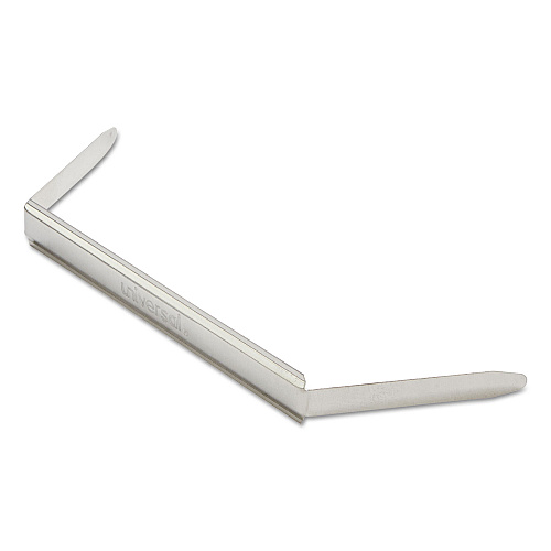 Universal Two-Piece Two-Prong Paper Fastener Bases, 1" Capacity, 2.75" Center to Center, Silver, 100/Box (UNV81011)