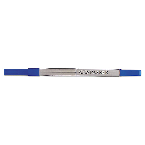 Refill for Parker Roller Ball Pens, Medium Conical Tip, Blue Ink (1950324)