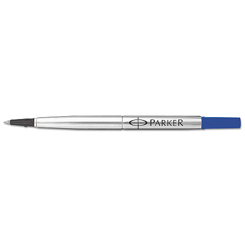 Refill for Parker Roller Ball Pens, Medium Conical Tip, Blue Ink (1950324)