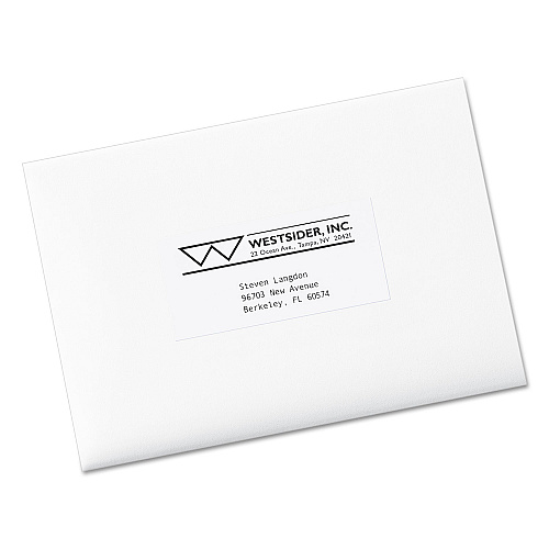 Avery Copier Mailing Labels, Copiers, 2 x 4.25, White, 10/Sheet, 100 Sheets/Box (5352)