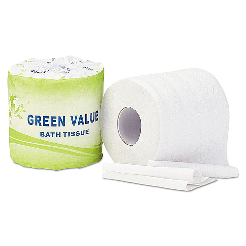 GEN Standard Bath Tissue, Septic Safe, 2-Ply, White, 420 Sheets/Roll, 96 Rolls/Carton (TP002)