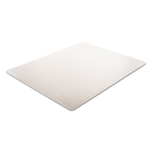 Deflecto SuperMat Frequent Use Chair Mat, Med Pile Carpet, 45 x 53, Beveled Rectangle, Clear (CM14243)