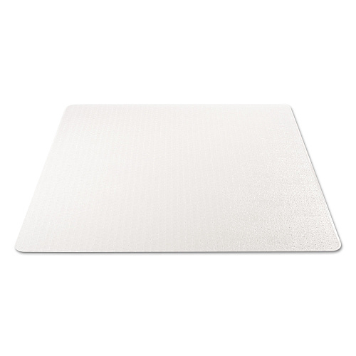 Deflecto SuperMat Frequent Use Chair Mat, Med Pile Carpet, 45 x 53, Beveled Rectangle, Clear (CM14243)