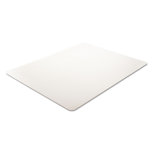 Deflecto EconoMat Occasional Use Chair Mat, Low Pile Carpet, Flat, 46 x 60, Rectangle, Clear (CM11442F)
