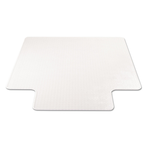 Deflecto SuperMat Frequent Use Chair Mat for Medium Pile Carpet, 45 x 53, Wide Lipped, Clear (CM14233)