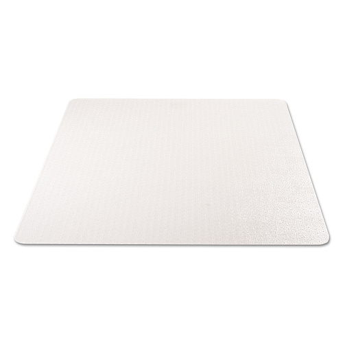 Deflecto EconoMat Occasional Use Chair Mat, Low Pile Carpet, Flat, 46 x 60, Rectangle, Clear (CM11442F)