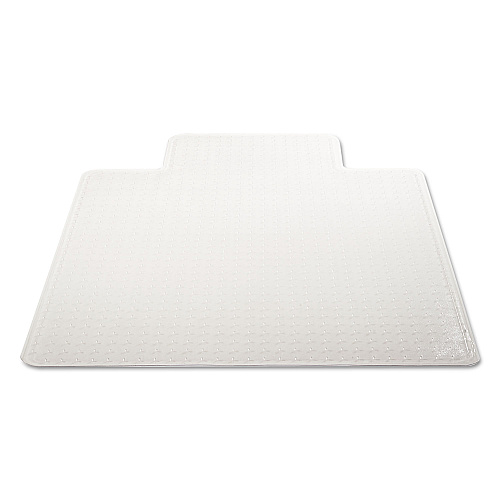 Deflecto DuraMat Moderate Use Chair Mat, Low Pile Carpet, Flat, 36 x 48, Lipped, Clear (CM13113)