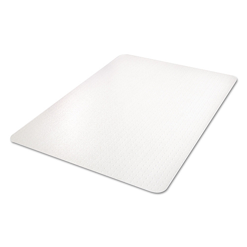 Deflecto All Day Use Chair Mat - All Carpet Types, 45 x 53, Rectangle, Clear (CM11242PC)
