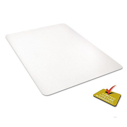 Deflecto All Day Use Chair Mat - Hard Floors, 46 x 60, Rectangle, Clear (CM21442FPC)
