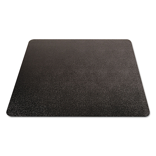 Deflecto EconoMat All Day Use Chair Mat for Hard Floors, Flat Packed, 45 x 53, Black (CM21242BLK)