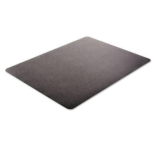 Deflecto EconoMat All Day Use Chair Mat for Hard Floors, Flat Packed, 45 x 53, Black (CM21242BLK)