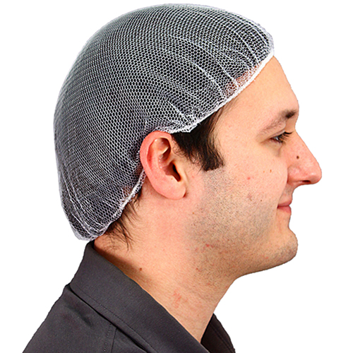 21 In. Heavyweight Polyester Hairnet White, Case Of 1000 (MC-21-1000/W)