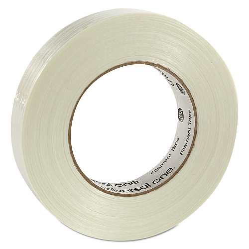 Universal 350# Premium Filament Tape, 3" Core, 24 mm x 54.8 m, Clear (UNV31624)