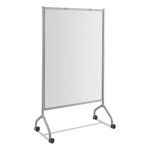 Safco Impromptu Magnetic Whiteboard Collaboration Screen, 42w x 21.5d x 72h, Gray/White (8511GR)