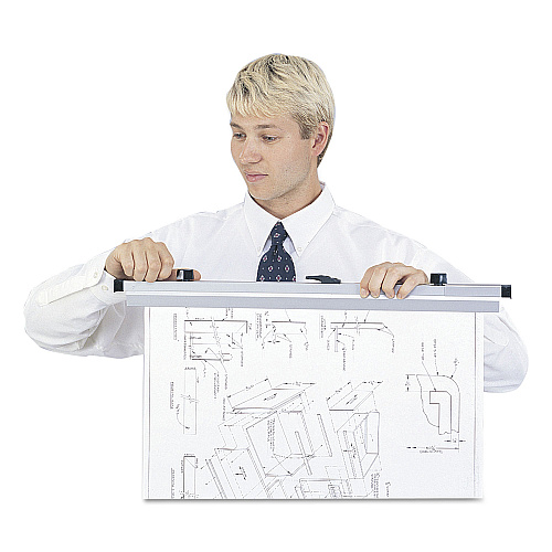 Safco Sheet File Hanging Clamps, 100 Sheets Per Clamp, 24" Length, 6/Carton (50026)