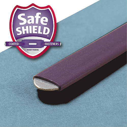 Smead Six-Section Pressboard Top Tab Classification Folders, Six SafeSHIELD Fasteners, 2 Dividers, Letter Size, Assorted, 10/Box (14025)