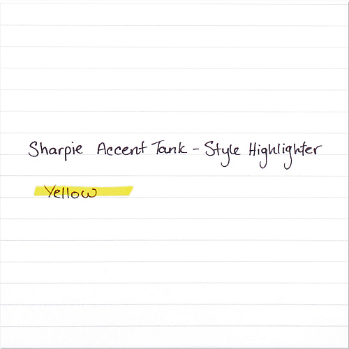Sharpie Tank Style Highlighters, Yellow Ink, Chisel Tip, Yellow Barrel, Dozen (25005)