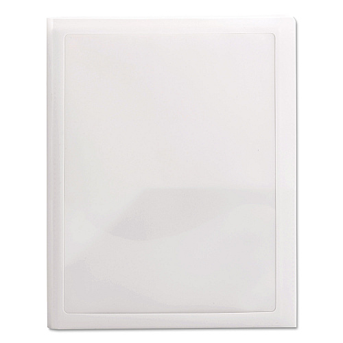 Smead Frame View Poly Two-Pocket Folder, 100-Sheet Capacity, 11 x 8.5, Clear/Oyster, 5/Pack (87706)