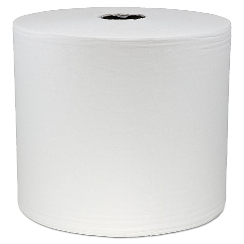 Boardwalk&reg; Hydrospun Wipers, White, 11 x 13, 1100/Roll (BWKP050JPW)