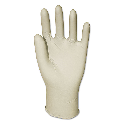 Boardwalk&reg; Powder-Free Vinyl Gloves, Small, Cream, 100 Gloves (BWK315SBX)