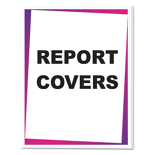 C-Line Vinyl Report Covers, Sliding Bar, 8.5 x 11, Clear/Clear, 100/Box (31347)