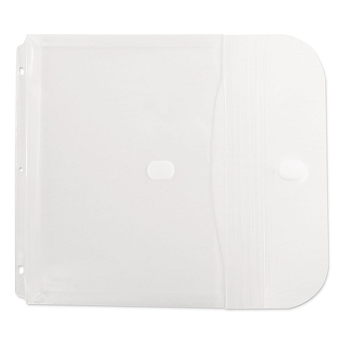 C-Line Poly Binder Pockets, 9.25 x 11.5, Clear, 5/Pack (57537)