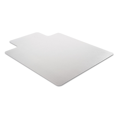 Alera Moderate Use Studded Chair Mat for Low Pile Carpet, 36 x 48, Lipped, Clear (ALEMAT3648CLPL)