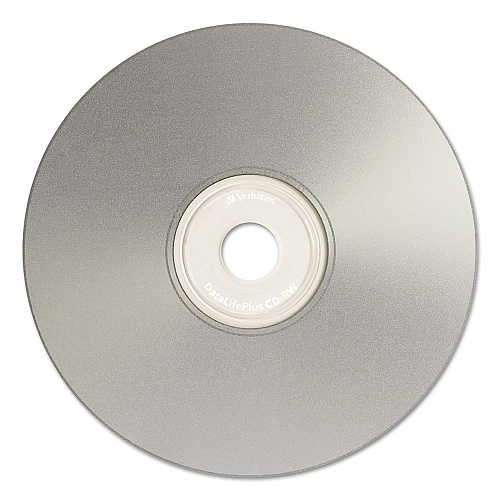 Verbatim CD-RW DataLifePlus Printable Rewritable Disc, 700 MB/80 min, 12x, Spindle, Silver, 50/Pack (95159)