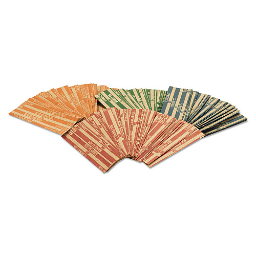 PAP-R Products Flat Coin Wrappers, Dimes, $5, 1000 Wrappers/Box (30010)