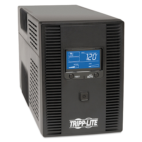 Tripp Lite SmartPro LCD Line-Interactive UPS AVR Tower, 10 Outlets, 1,500 VA, 650 J (SMART1500LDT)
