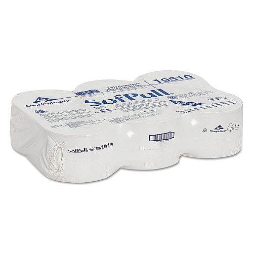 SofPull&reg; Professional High Capacity Center Pull Toilet Paper, 2-Ply, 1000 Sheet Rolls, 6 Rolls (19510)