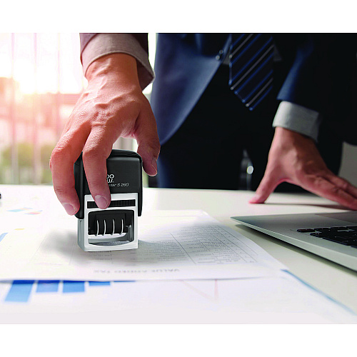 2000 PLUS 4 in 1 e-Message Dater, 0.94 x 1.75, COMPLETED/EMAILED/ENTERED/SCANNED (011098)