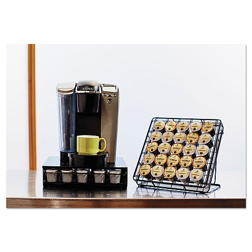 Safco One Drawer Hospitality Organizer, 5 Compartments, 12.5 x 11.25 x 3.25, Black (3274BL)