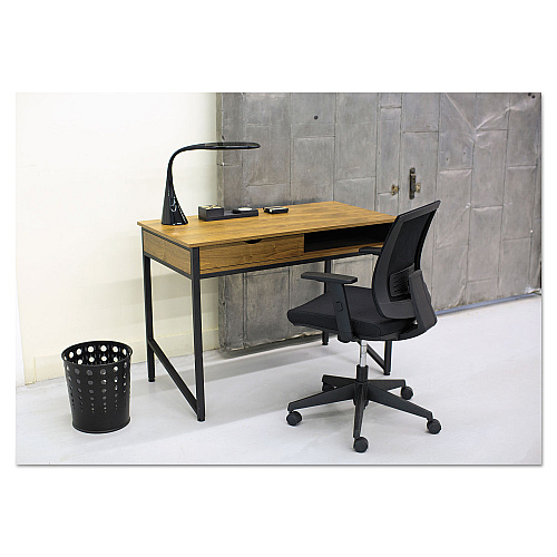 Safco Bubble Wastebaskets, 6 gal, Steel, Black (9740BL)