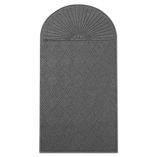 Guardian EcoGuard Diamond Floor Mat, Single Fan, 48 x 96, Charcoal (EGDSF040804)
