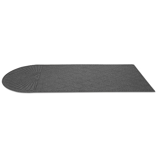 Guardian EcoGuard Diamond Floor Mat, Single Fan, 48 x 96, Charcoal (EGDSF040804)