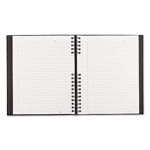 Blueline NotePro Notebook, 1-Subject, Medium/College Rule, Black Cover, (150) 11 x 8.5 Sheets (A10300BLK)