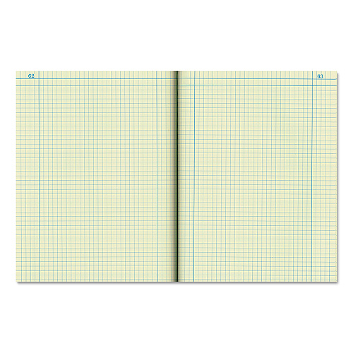 National Paper Computation Notebook, Quadrille Rule (4 sq/in), Brown Cover, (75) 11.75 x 9.25 Sheets (43648)
