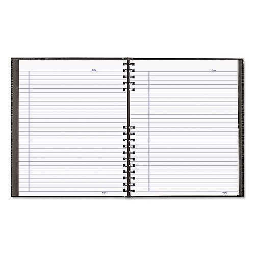 Blueline NotePro Notebook, 1-Subject, Medium/College Rule, Black Cover, (100) 11 x 8.5 Sheets (A10200BLK)