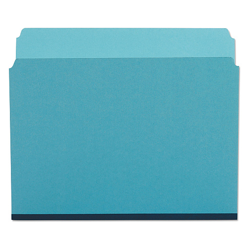 Pendaflex Pressboard Expanding File Folders, Straight Tabs, Letter Size, 1" Expansion, Blue, 25/Box (9200)