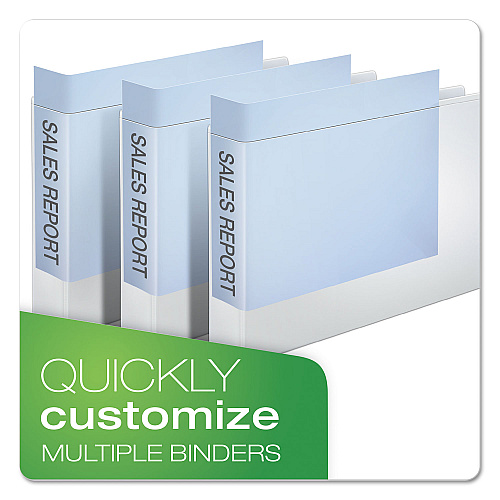 Cardinal Speedy XtraLife Non-Stick Locking Slant-D Ring Binder, 3 Rings, 1" Capacity, 11 x 17, White (56200)