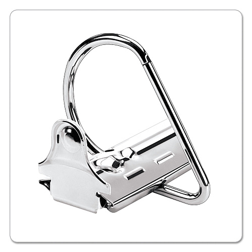 Cardinal ExpressLoad ClearVue Locking D-Ring Binder, 3 Rings, 4" Capacity, 11 x 8.5, White (49140)