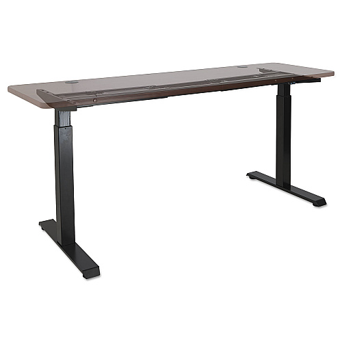 Alera AdaptivErgo Sit-Stand Two-Stage Electric Height-Adjustable Table Base, 48.06" x 24.35" x 27.5" to 47.2", Black (ALEHT2SSB)