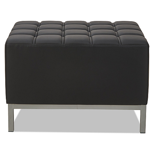 Alera QUB Series Ottoman, 26.38w x 21.5d x 17.5h, Black (ALEQB8216)