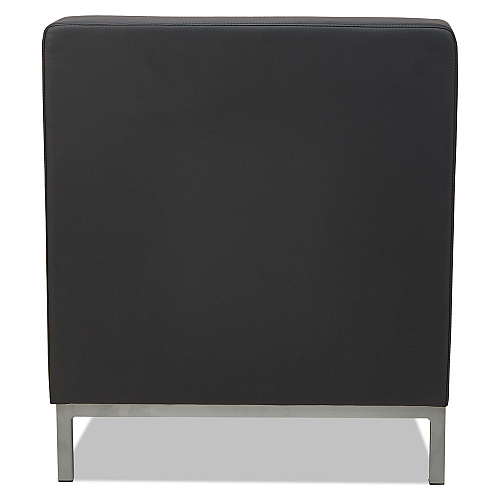 Alera QUB Series Armless L Sectional, 26.38w x 26.38d x 30.5h, Black (ALEQB8116)