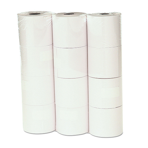 Universal Impact and Inkjet Print Bond Paper Rolls, 0.5" Core, 2.25" x 130 ft, White, 12/Pack (UNV35715GN)