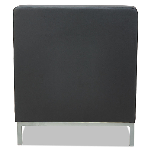 Alera QUB Series Powered Armless L Sectional, 26.38w x 26.38d x 30.5h, Black (ALEQB8116P)