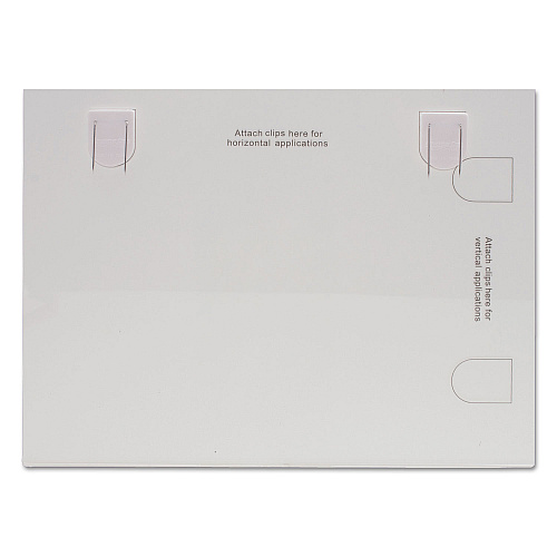 Advantus Panel Wall Acrylic Frame, 11 x 8.5, Fabric Panel Mount, Clear (75317)