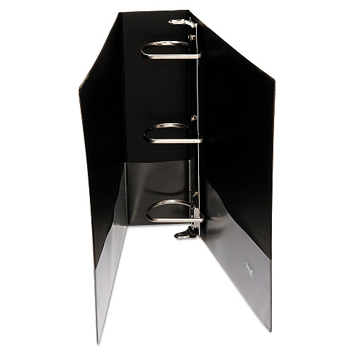 Universal Slant D-Ring View Binder, 3 Rings, 3" Capacity, 11 x 8.5, Black (UNV20747)